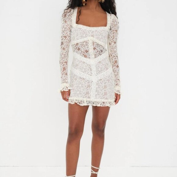 For Love and Lemons Cleo Mini Dress NWT - Picture 10 of 10